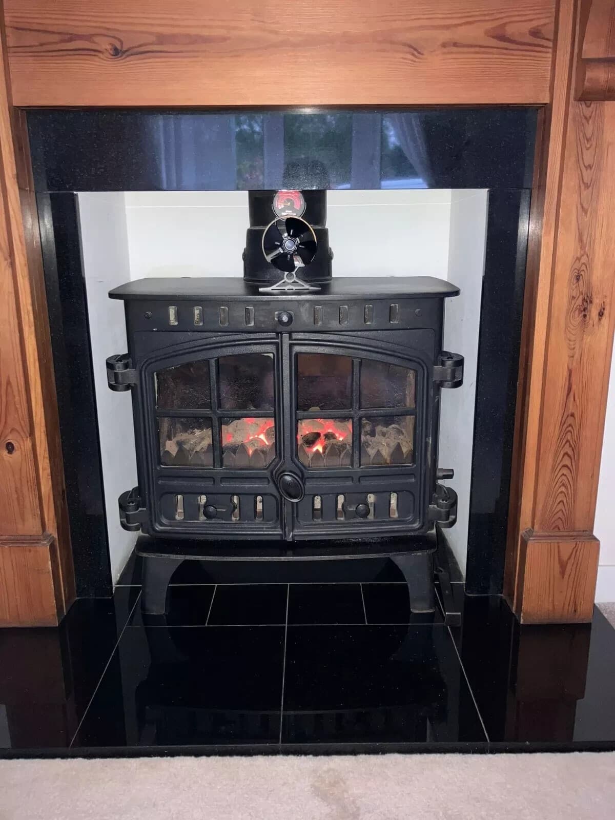 Hunter Herald 8 Stove 8kw, MULTIFUEL, (log,wood+burner), DEFRA, eco stoveπππ β view 5