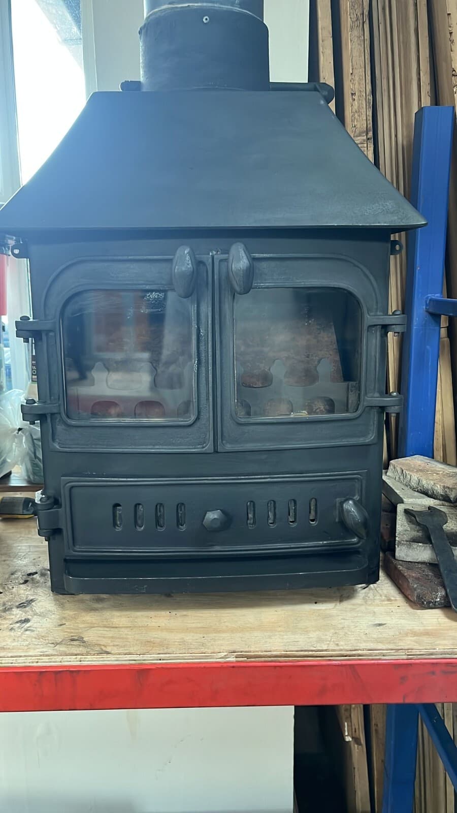 Villager Chelsea Duo Stove, 5kW, MULTIFUEL, (log,wood+burner), DEFRA ๐๐ โ view 4
