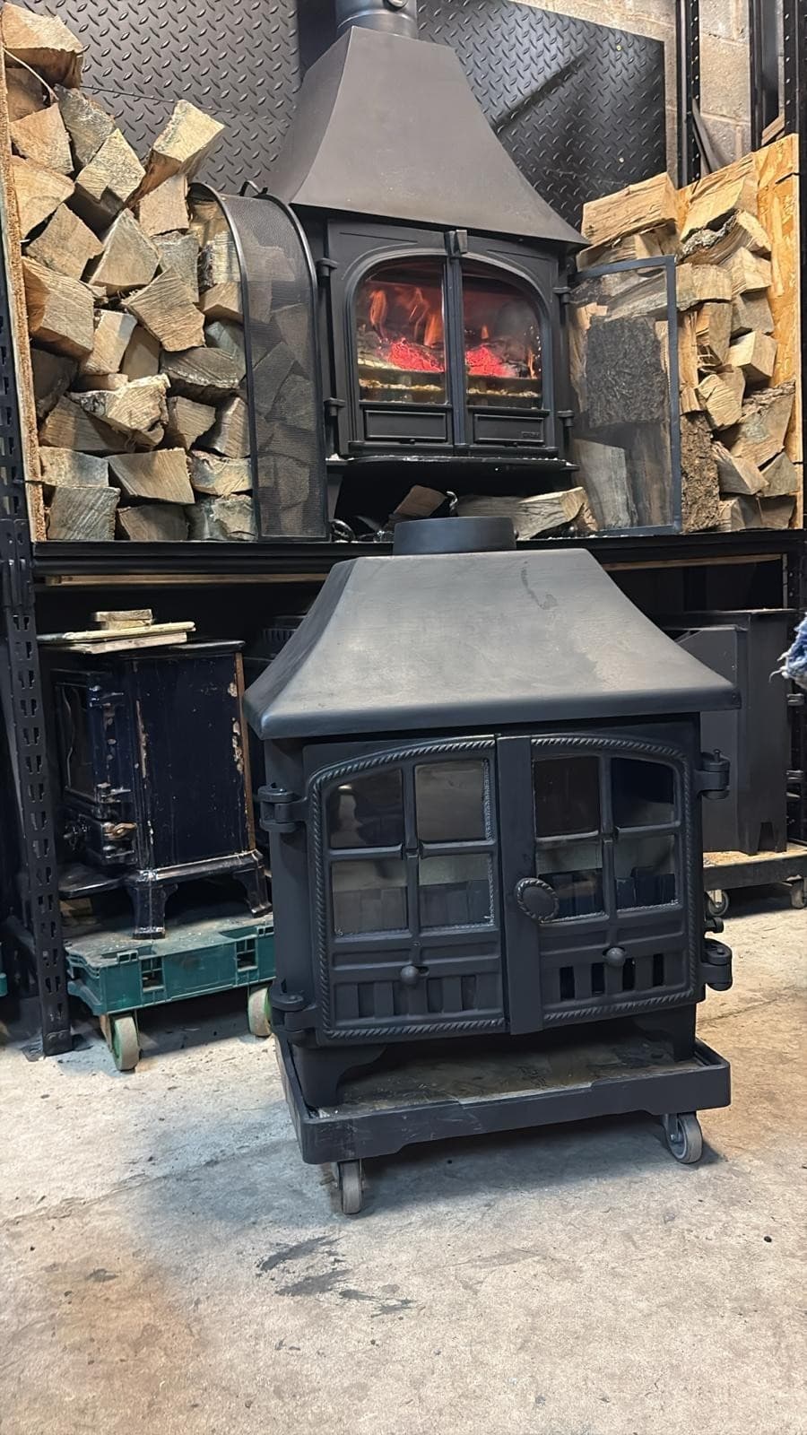 Hunter Herald 8 Stove 8kw, COAL, MULTIFUEL, (log,wood+burner), DELIVERY ๐๐ โ view 2