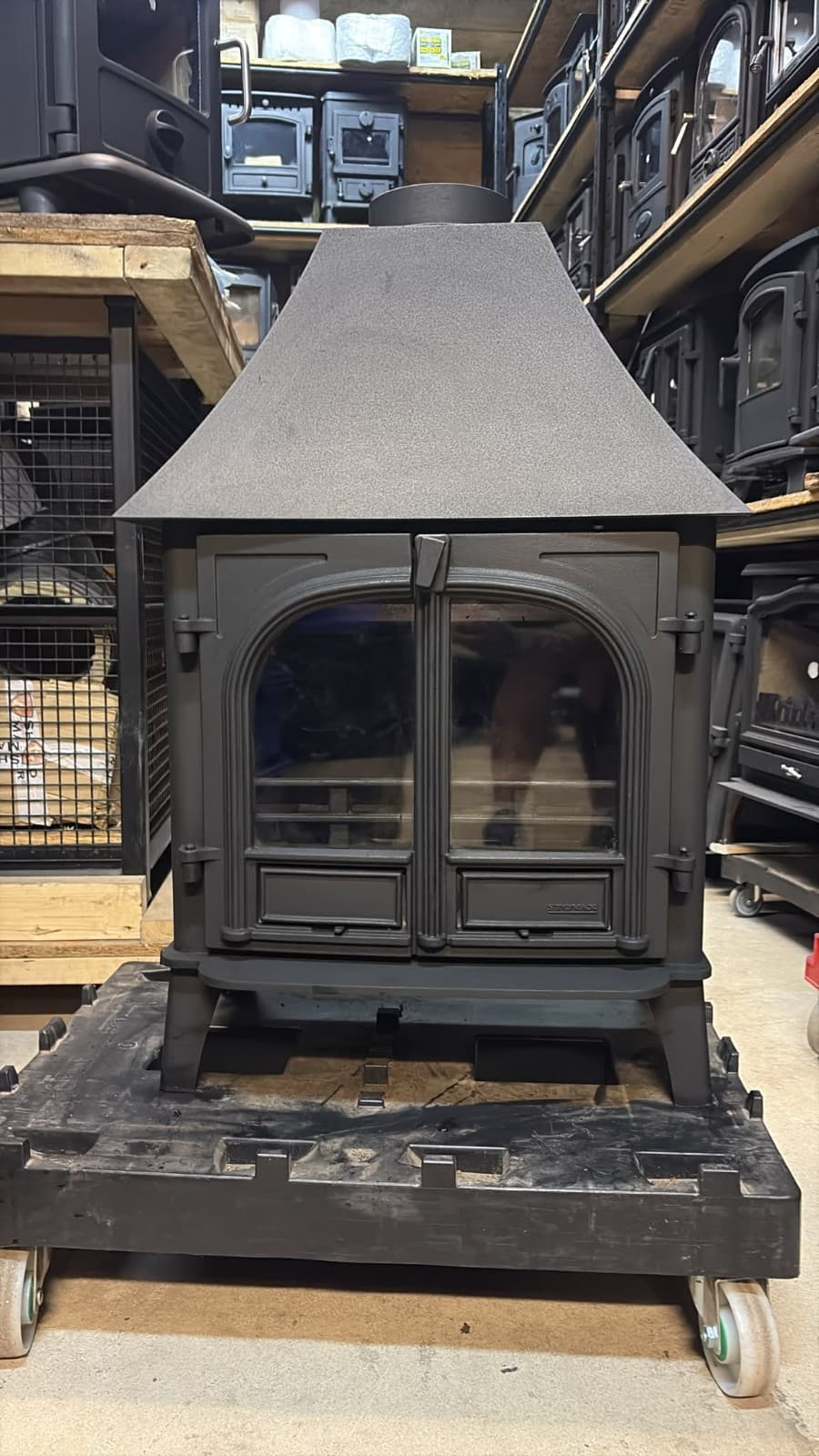 Stovax Stockton 8, 8kW, Multifuel, STOVE, (log,wood+burner), DEFRA, ๐๐ ๐ โ view 5