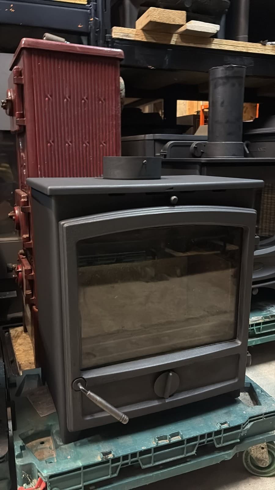 Fireline FX Wide Screen 5kW Multi-Fuel Stove (log,wood+burner), , ๐๐๐