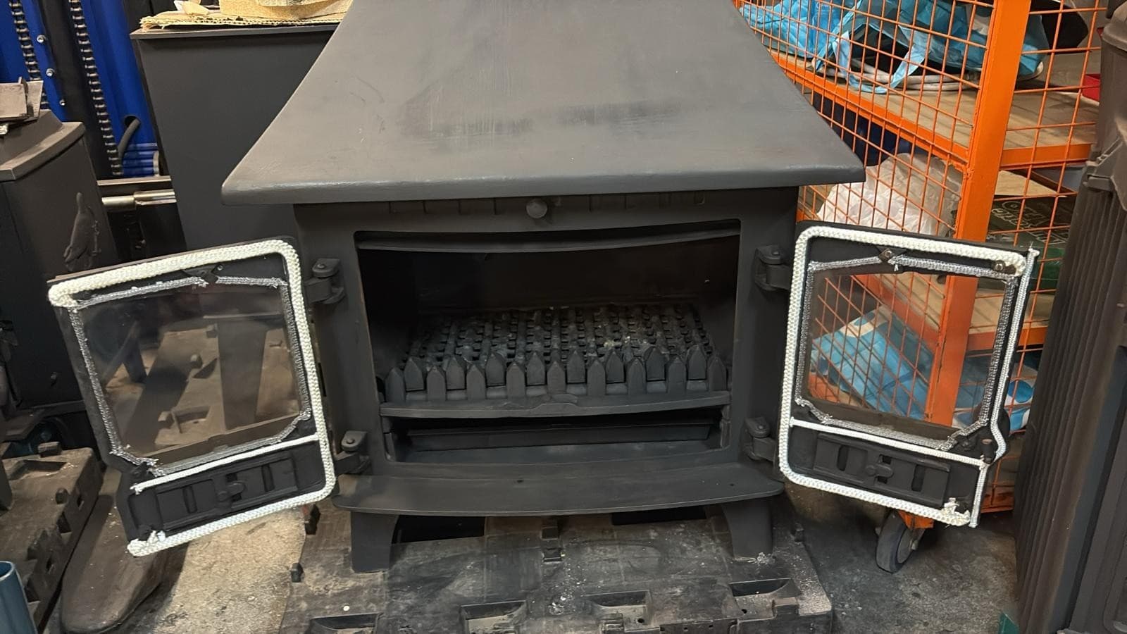 Hunter Herald 14 BOILER Stove, 14KW, MULTIFUEL, (log,wood+burner) BOILER 🚚🚚 — view 5