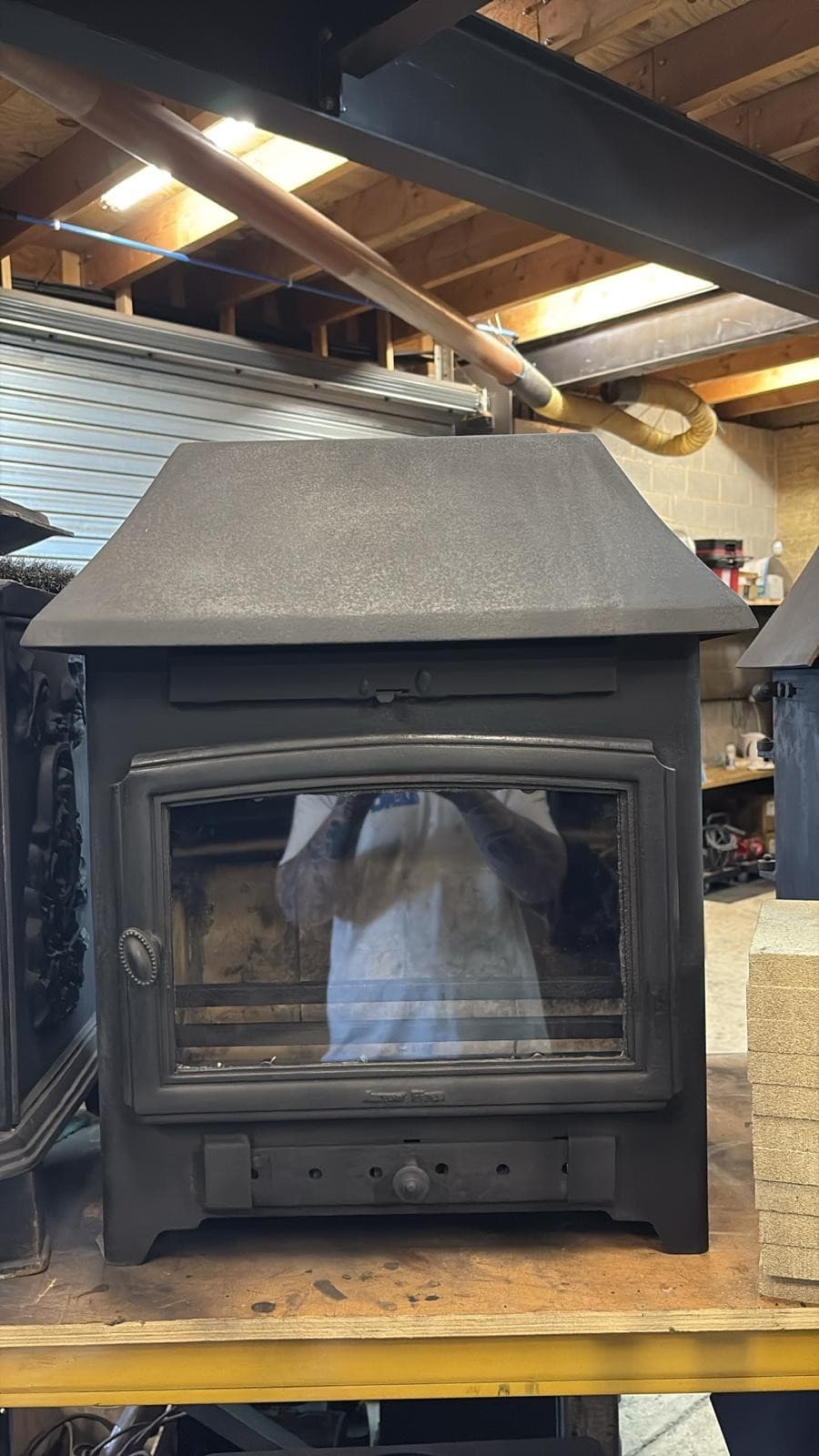 Aarrow SF50 7kw Stove, WOODBURNER (log,wood+burner), DEFRA, eco stoveπππ β view 3