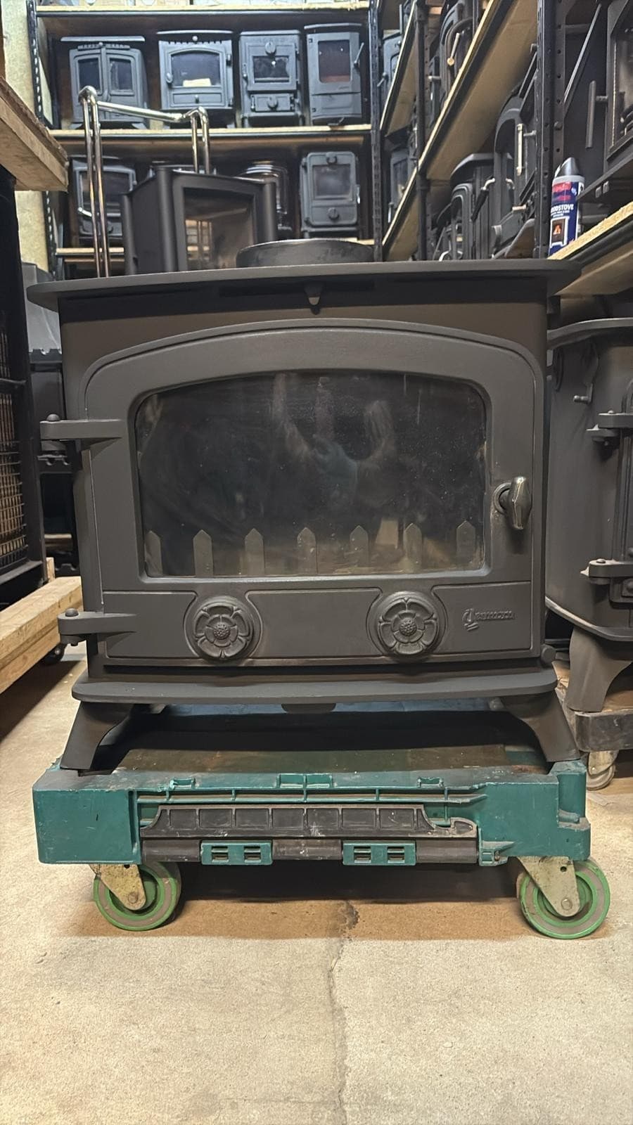 Yeoman EXE Stove 7 Kw, FLAT TOP STOVE, WOOD STOVE , (log,wood+burner), 🚚🚚 🚚 — view 4
