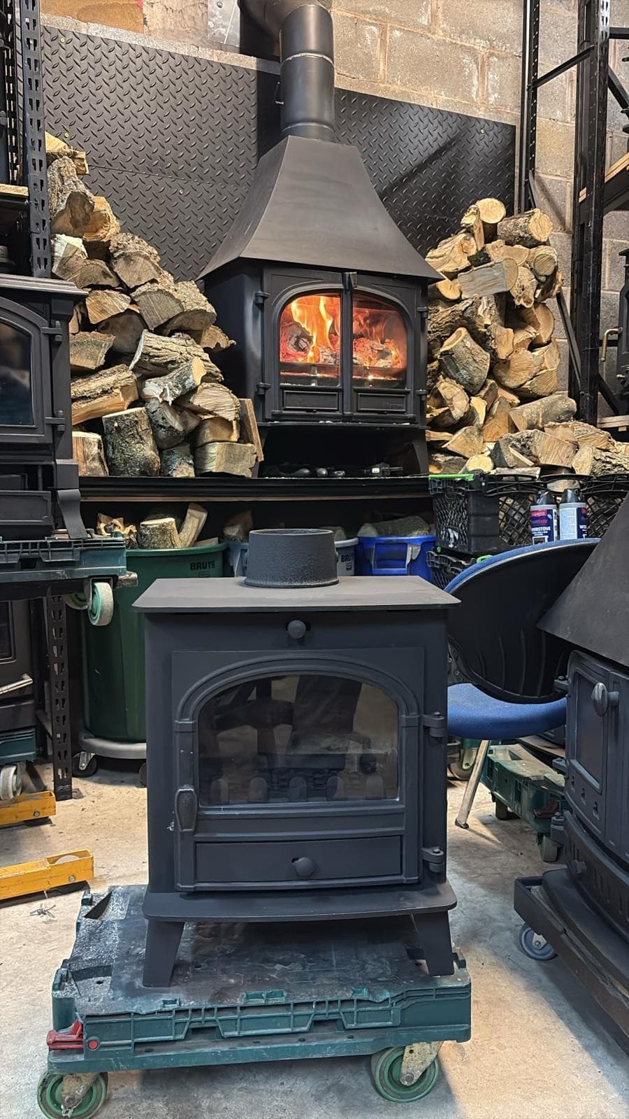 Parkray Consort 5kw Stove, MULTIFUEL, (log,wood+burner), DEFRA, eco stove🚚🚚🚚 — view 5