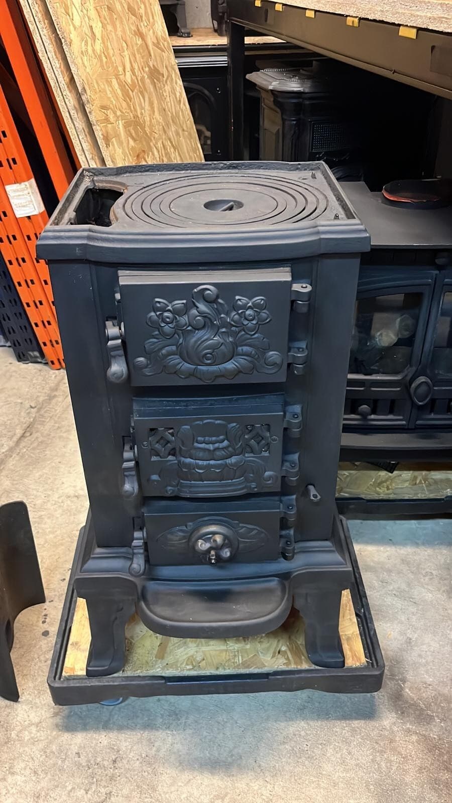 LLANGE SVENDBORD, VINTAGE, CAST IRON STOVE, MULTIFUEL, (log,wood+burner), ๐๐๐ โ view 5