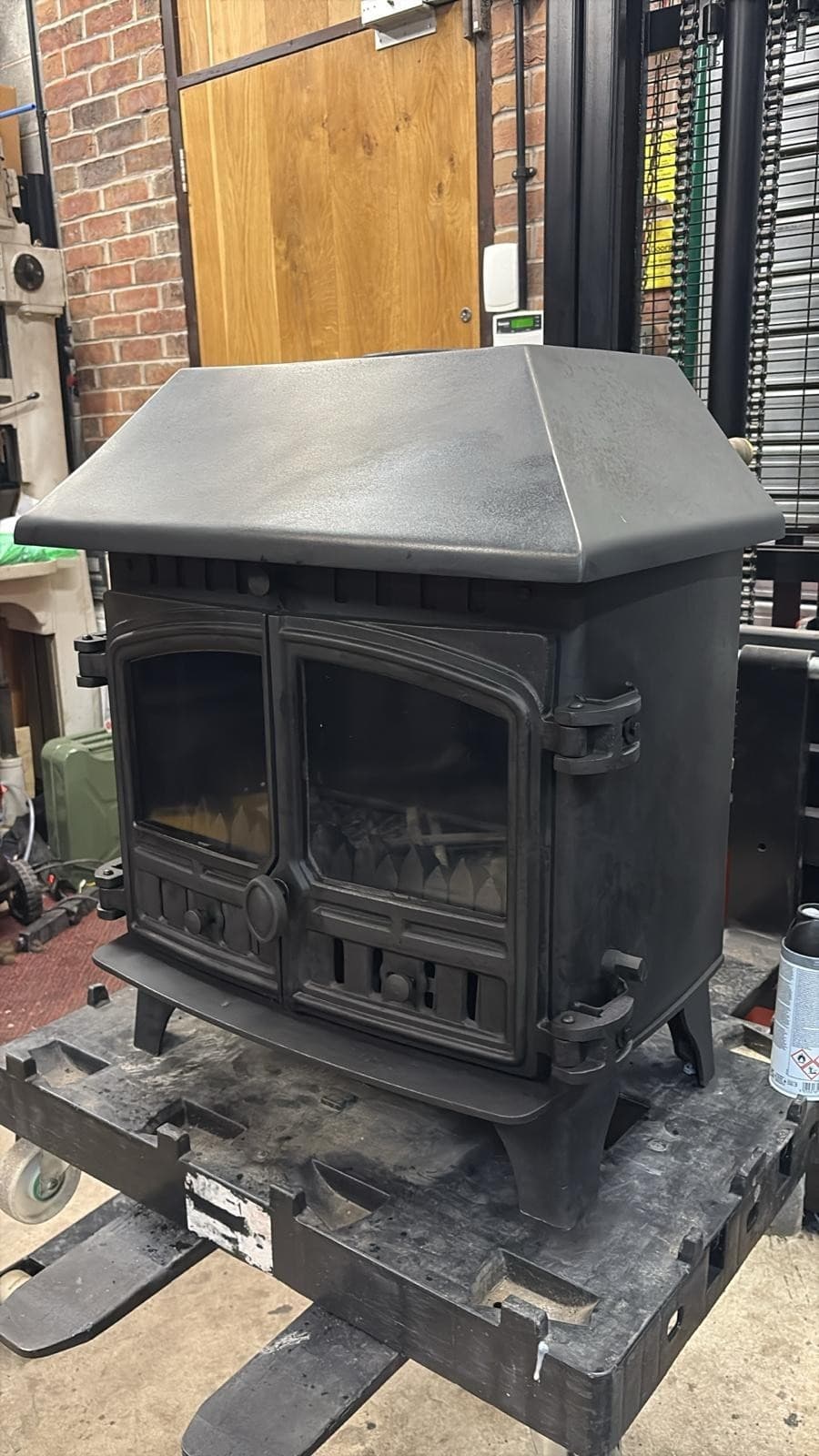 Hunter Herald 8 Stove Mk2 8kw, BOILER, MULTIFUEL, (log,wood+burner), DEFRA, 🚚🚚 — view 4