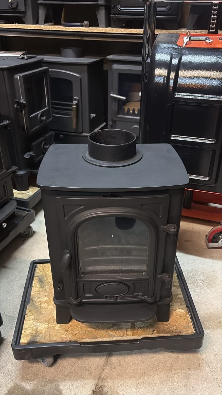 🔥 RESTORED “STOVAX STOCKTON 4 4KW Multifuel DEFRA stove Wood Log Burner 🔥 — view 2