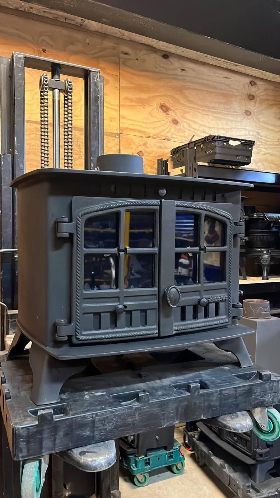 Hunter Herald 14 BOILER Stove, 14KW, MULTIFUEL, (log,wood+burner) BOILER 🚚🚚
