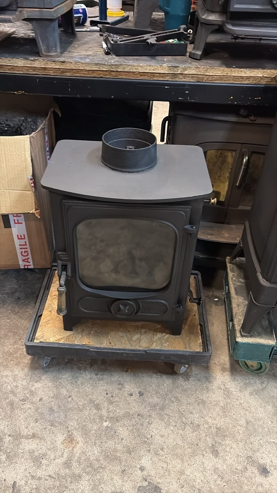 Charnwood Country 4 BOILER Stove, 5kW, logburner, (log,wood+burner)🚚multi-fuel — view 2