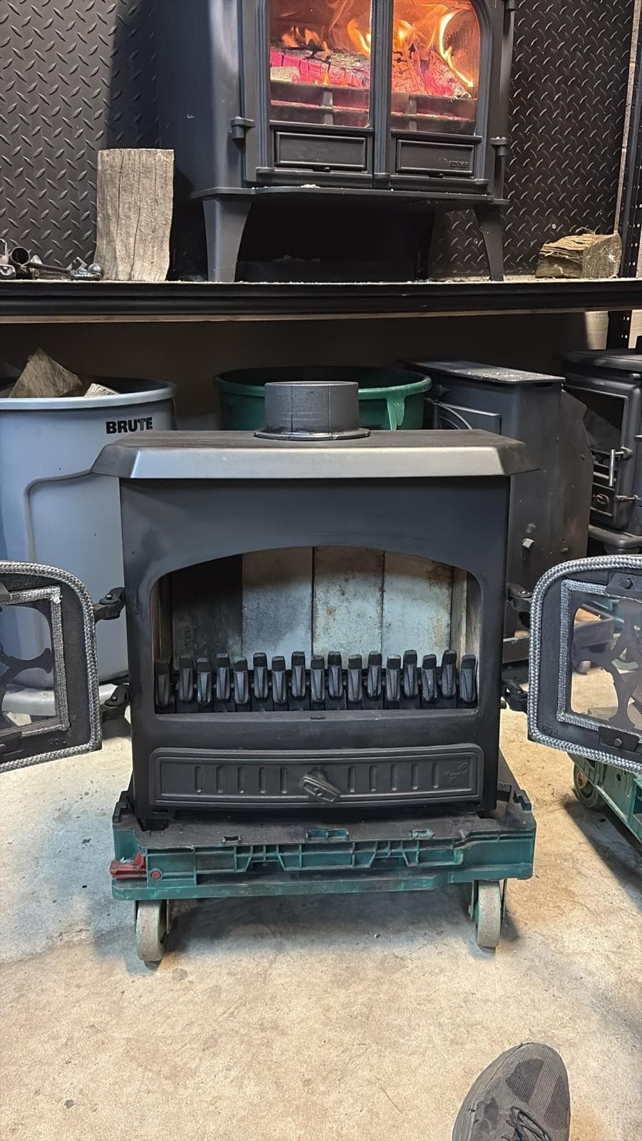 Aarrow Hamlet 7Kw FLATTOP, COAL multifuel Stove delivery available! — view 4