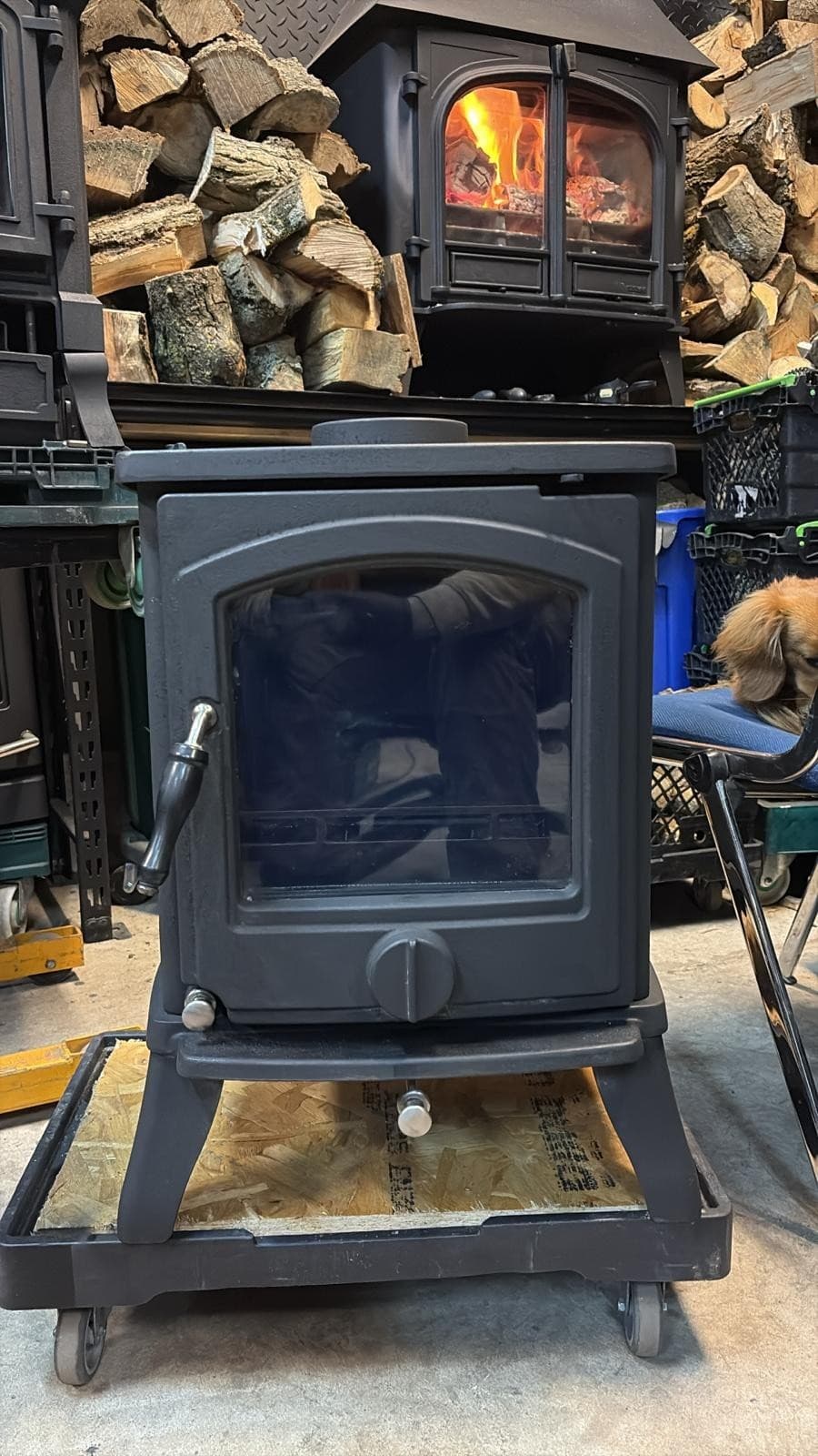 Broseley Cast Iron Stove, 5kW, MULTIFUEL, (log,wood+burner), DEFRA 🚚🚚 — view 4