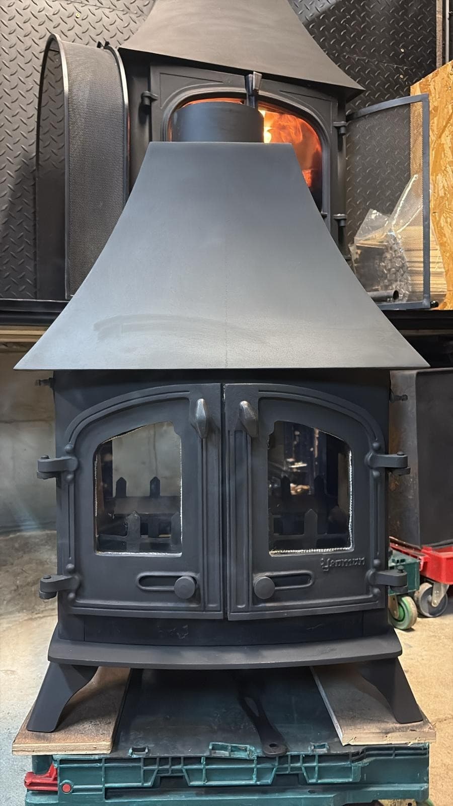 Yeoman Devon Stove 9Kw, DOUBLE SIDED/FRONTED MULTIFUEL,COAL(log,wood+burner),๐ โ view 4