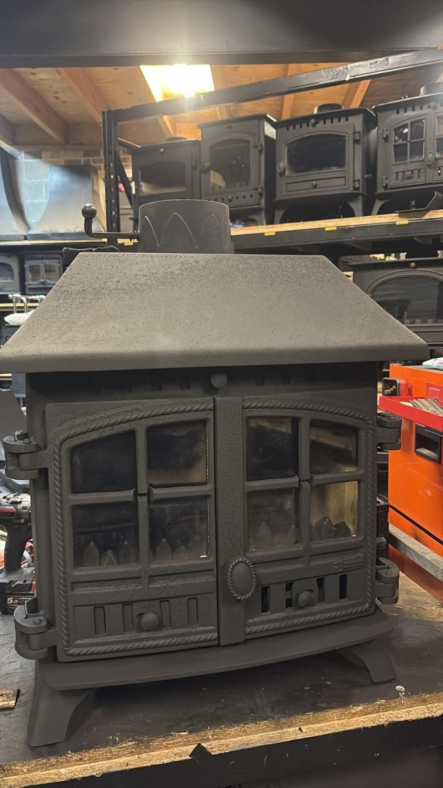 Hunter Herald 8 Stove 8kw, BOILER, MULTIFUEL, (log,wood+burner), , ๐๐๐