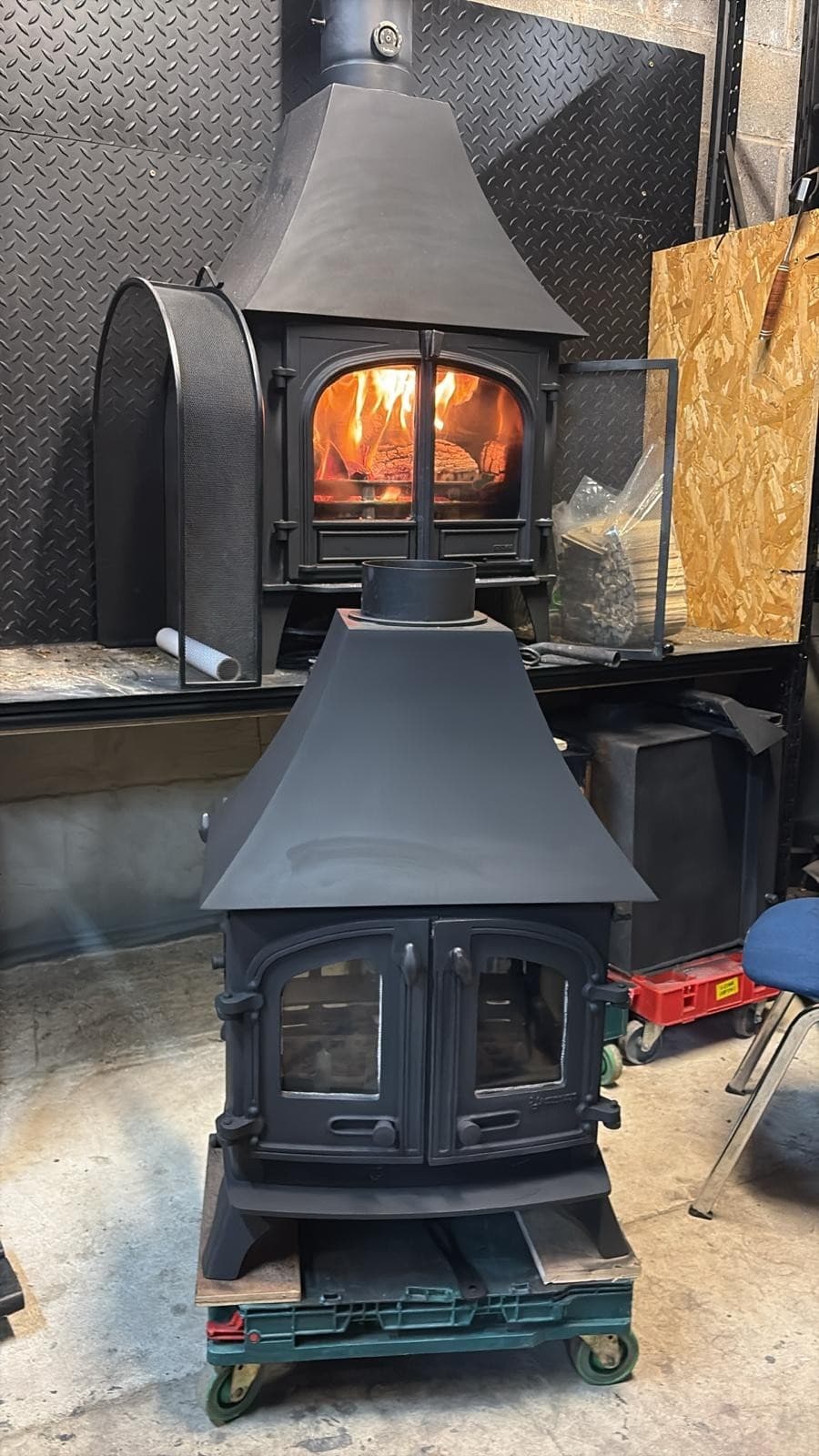 Yeoman Devon Stove 9Kw, DOUBLE SIDED/FRONTED MULTIFUEL,COAL(log,wood+burner),๐