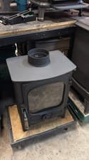Charnwood Country 4 BOILER Stove, 5kW, logburner, (log,wood+burner)🚚multi-fuel
