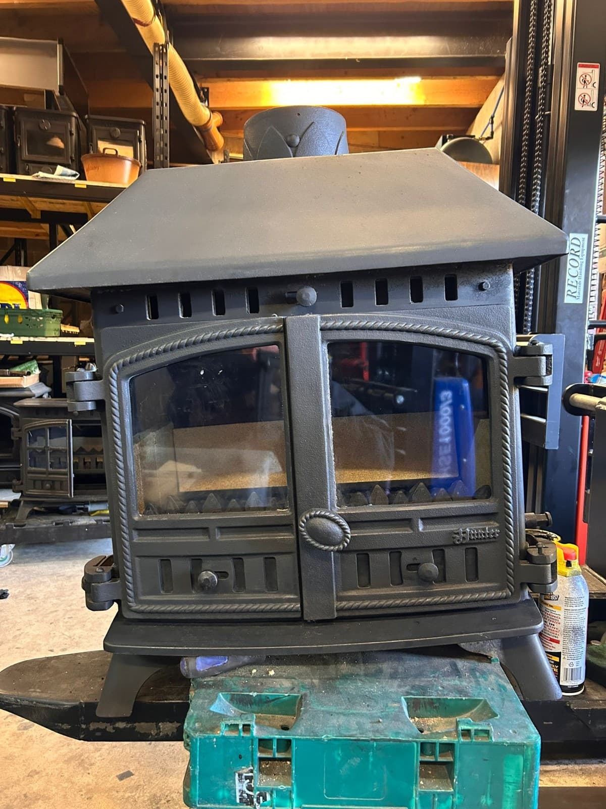 Hunter Herald 8 Stove 8kw, MULTIFUEL, COAL (log,wood+burner), 🚚🚚🚚 — view 4