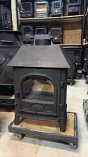🔥 RESTORED “STOVAX STOCKTON 5” 5KW Multifuel DEFRA stove Wood Log Burner 🔥
