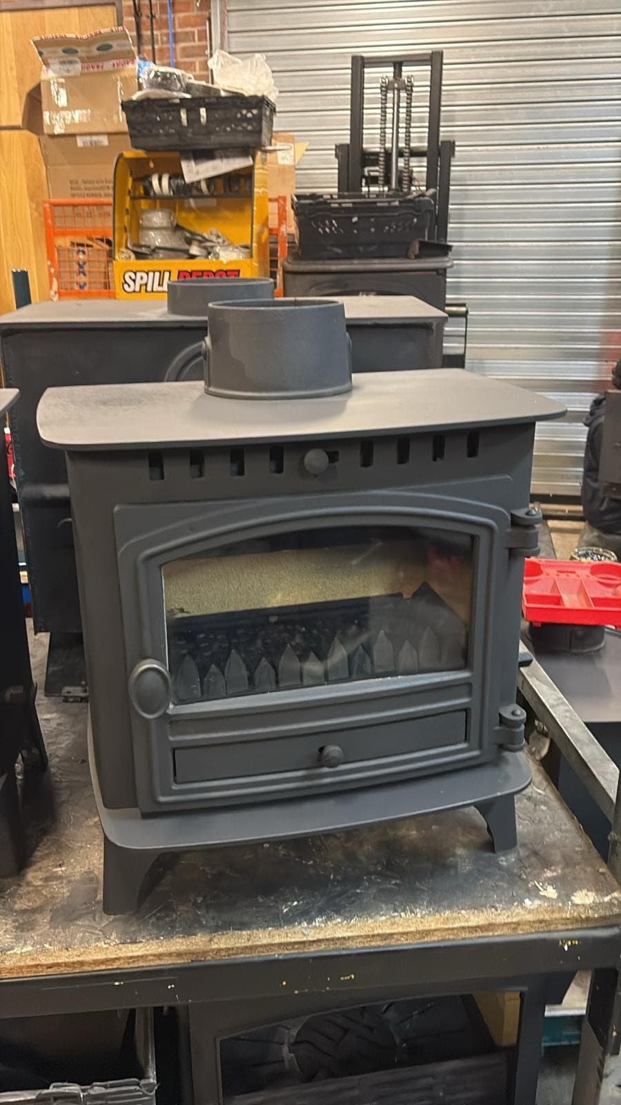 Hunter Herald 6 Stove 6kw, MULTIFUEL, (log,wood+burner), 🚚🚚🚚 — view 5