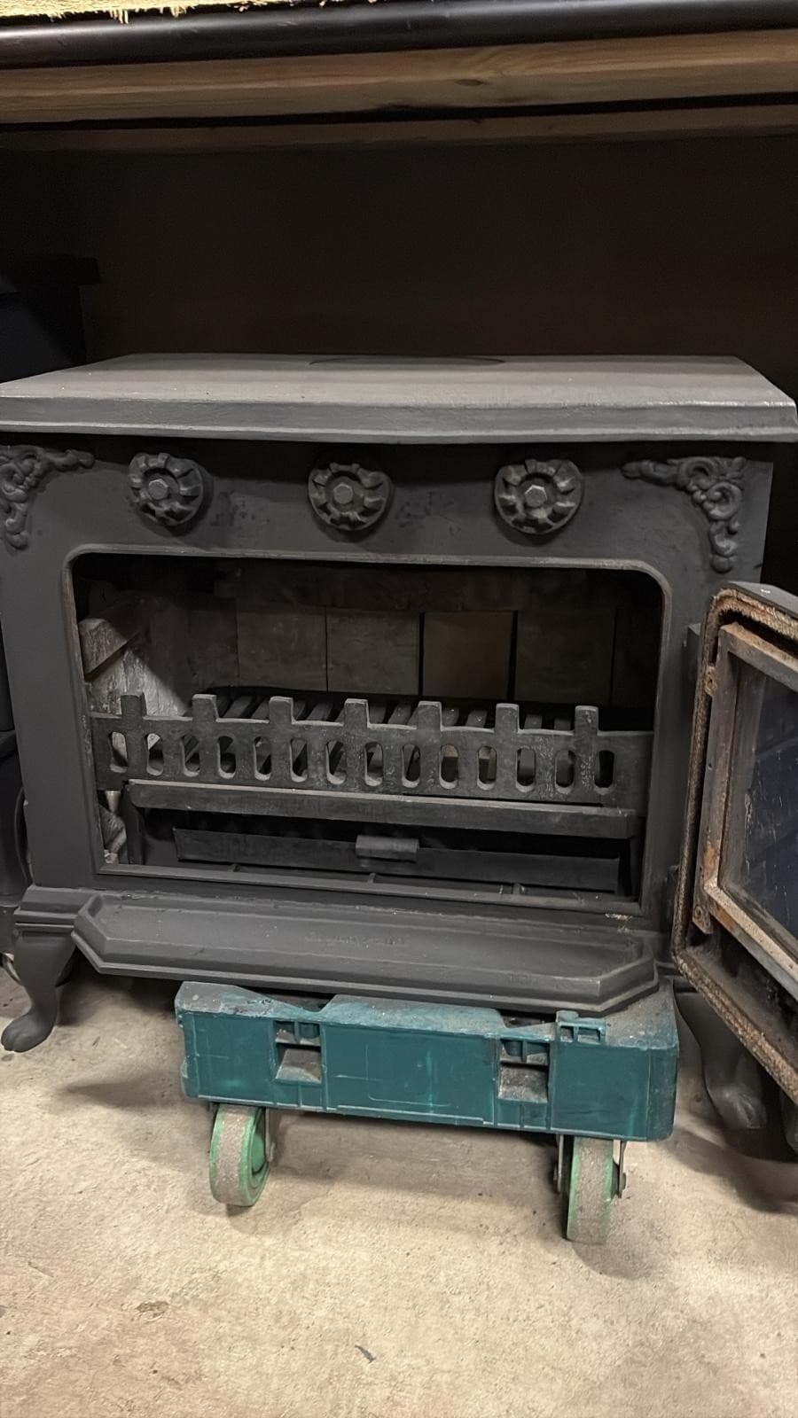Vintage Country Kiln Cast Iron STOVE 10KW MULTIFUEL, FIRE, BURNER DEFRA, 🚚🚚 — view 2
