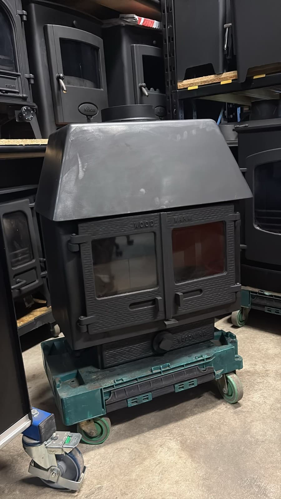 Woodwarm Fireblaze Stove, 8Kw MULTI FUEL BOILER, (log,wood+burner) BOILER 🚚🚚 — view 3