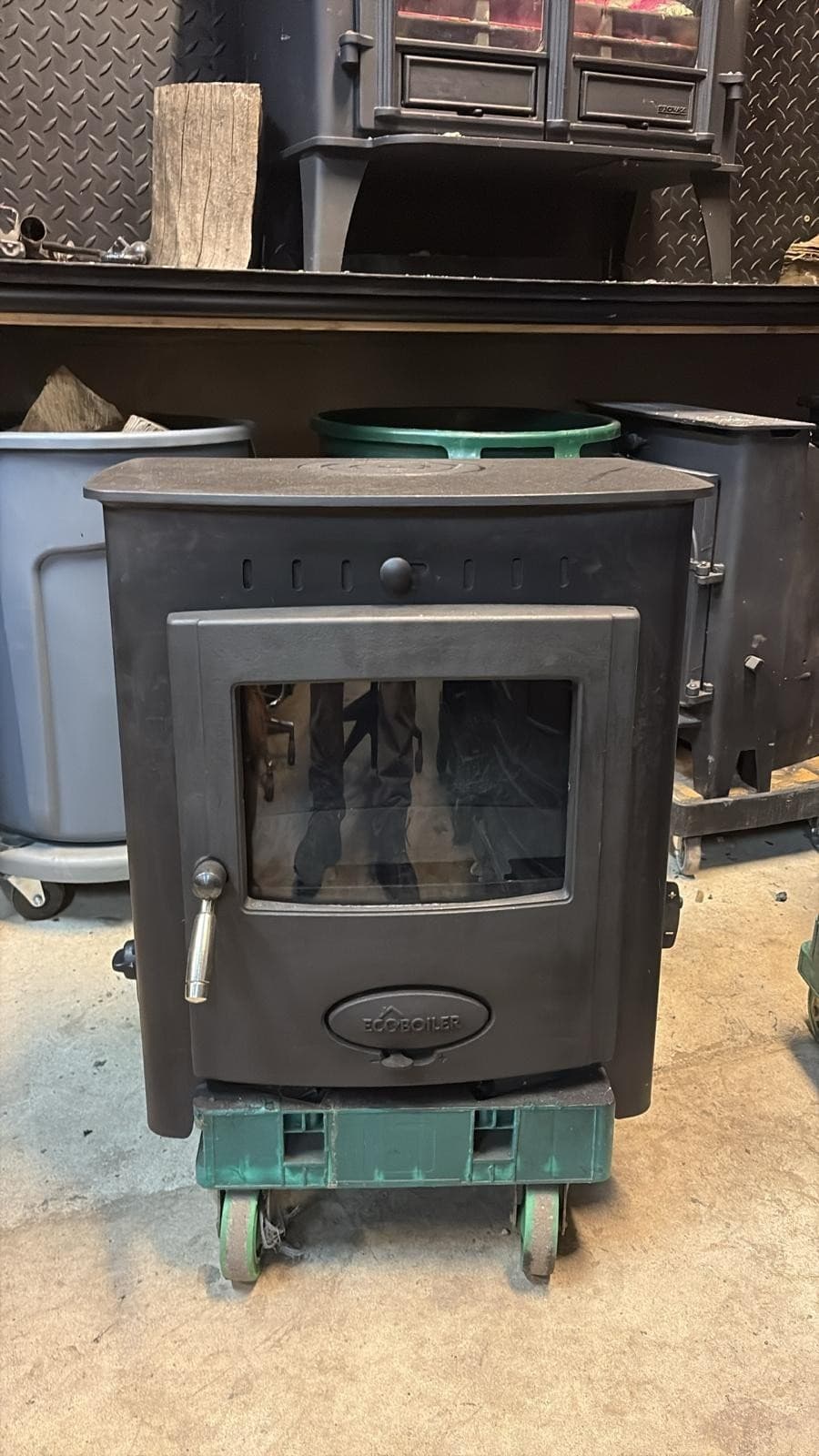 Arada Stratford Ecoboiler EB12HE multifuel Stove COAL(log,wood+burner), DEFRA, — view 3