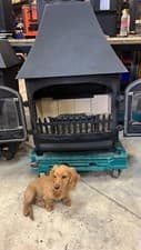 Villager Canopy Stove, 7kW MULTIFUEL, (log,wood+burner), 🚚🚚🚚
