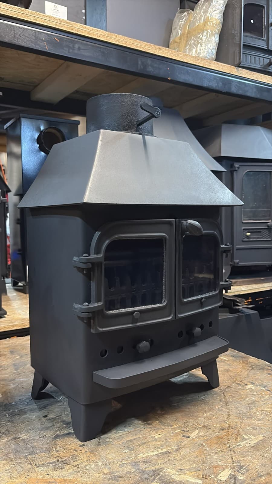 Villager Chelsea Duo Stove, 5kW, Wood Burner. (log,wood+burner), DEFRA 🚚🚚 — view 2