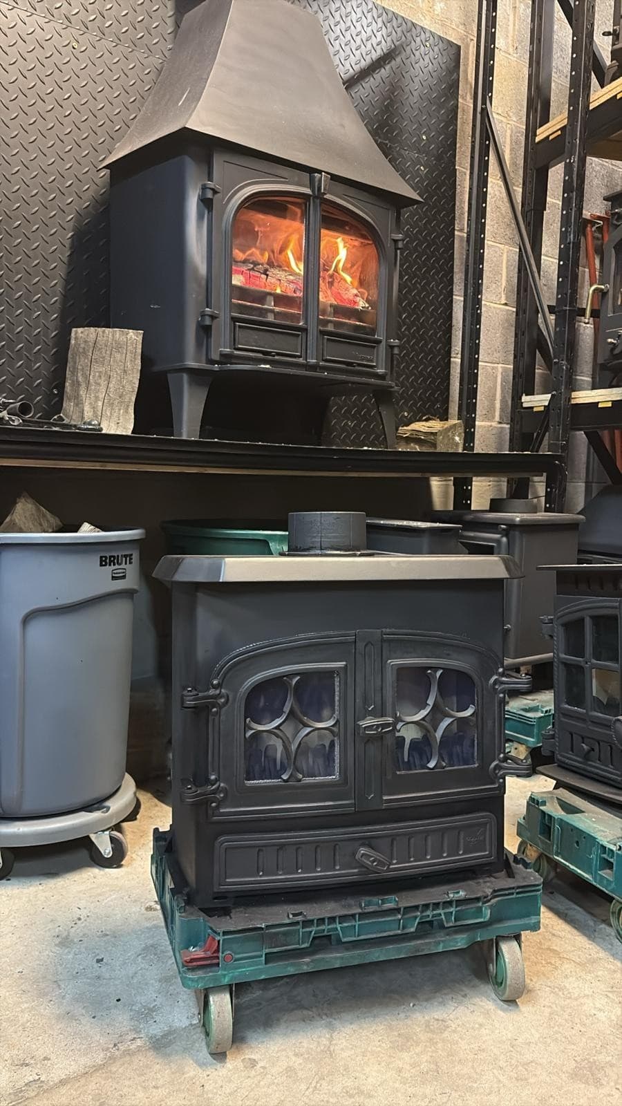 Aarrow Hamlet 7Kw FLATTOP, COAL multifuel Stove delivery available! — view 5