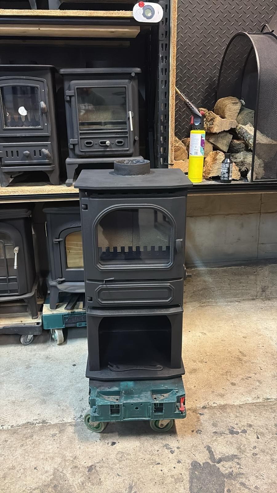 Dunsley Highlander 5 Stove on stand 5kw, , MULTIFUEL, (log,wood+burner) 🚚 — view 5