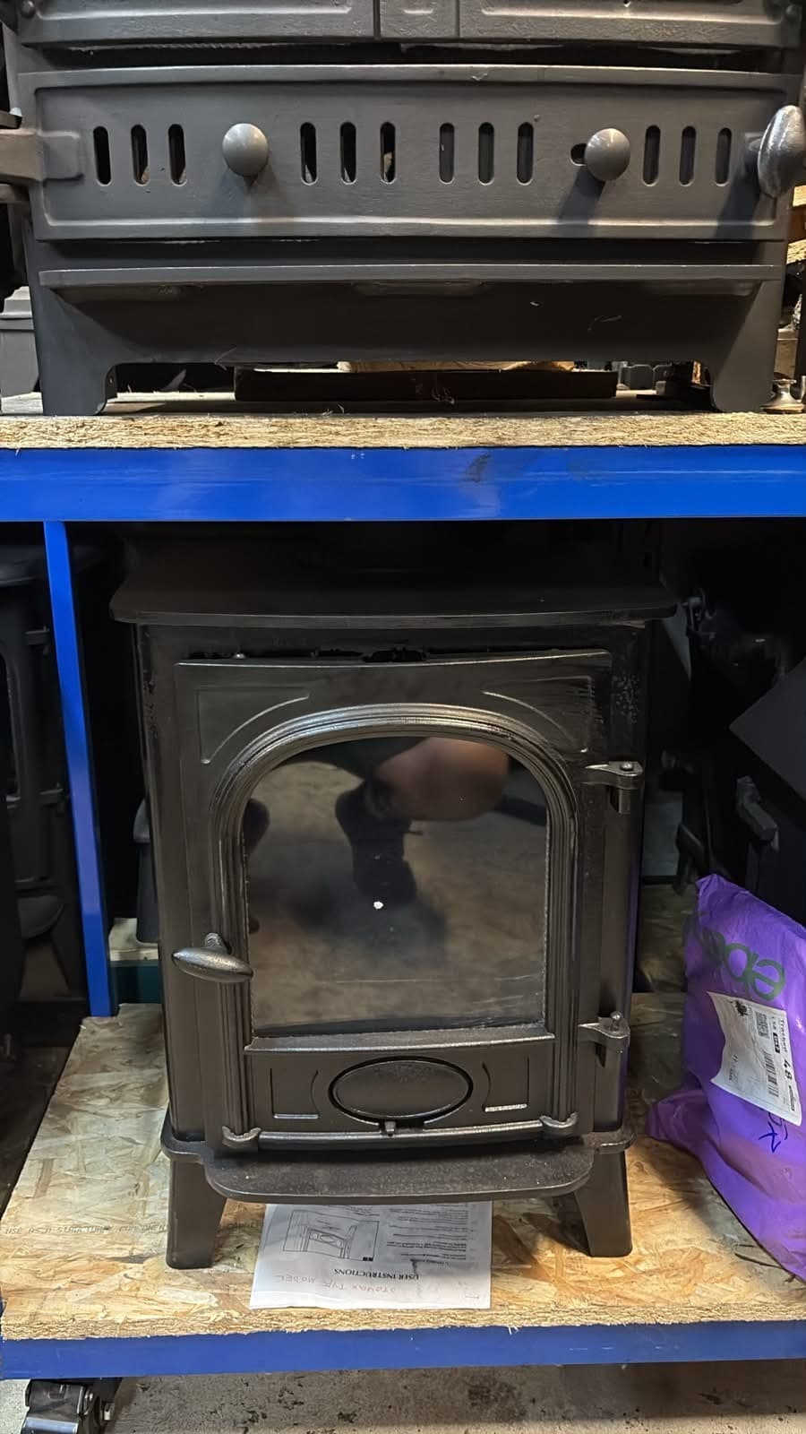 Stovax Stockton 6 6kW,WOOD STOVE STOVE, (log,wood+burner) ๐๐ โ view 3