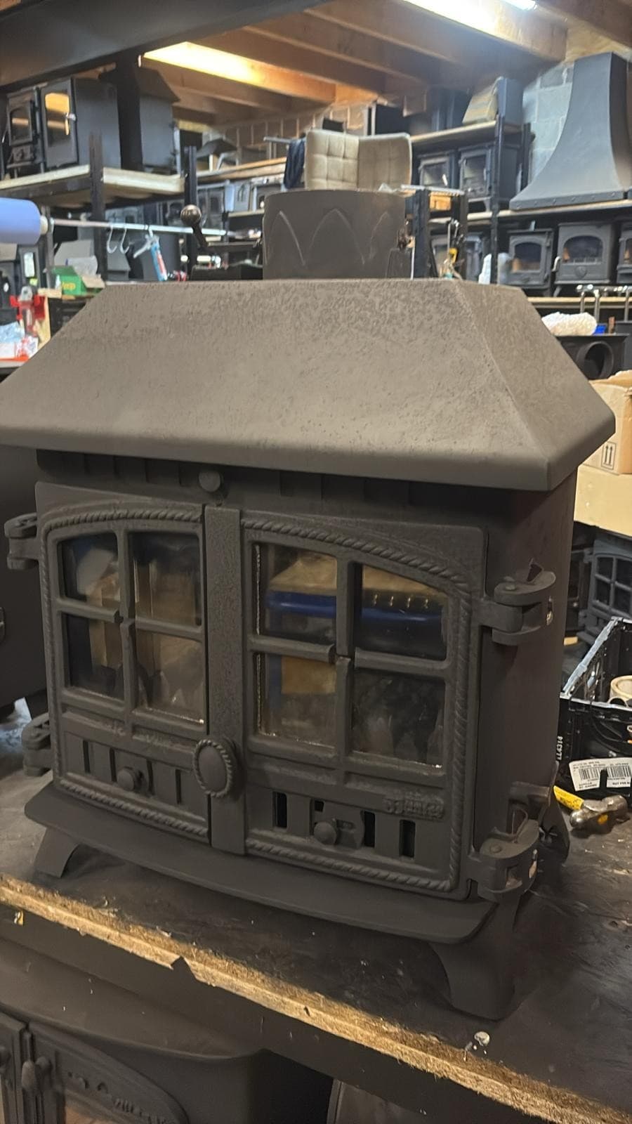 Hunter Herald 8 Stove 8kw, BOILER, MULTIFUEL, (log,wood+burner), , ๐๐๐ โ view 3