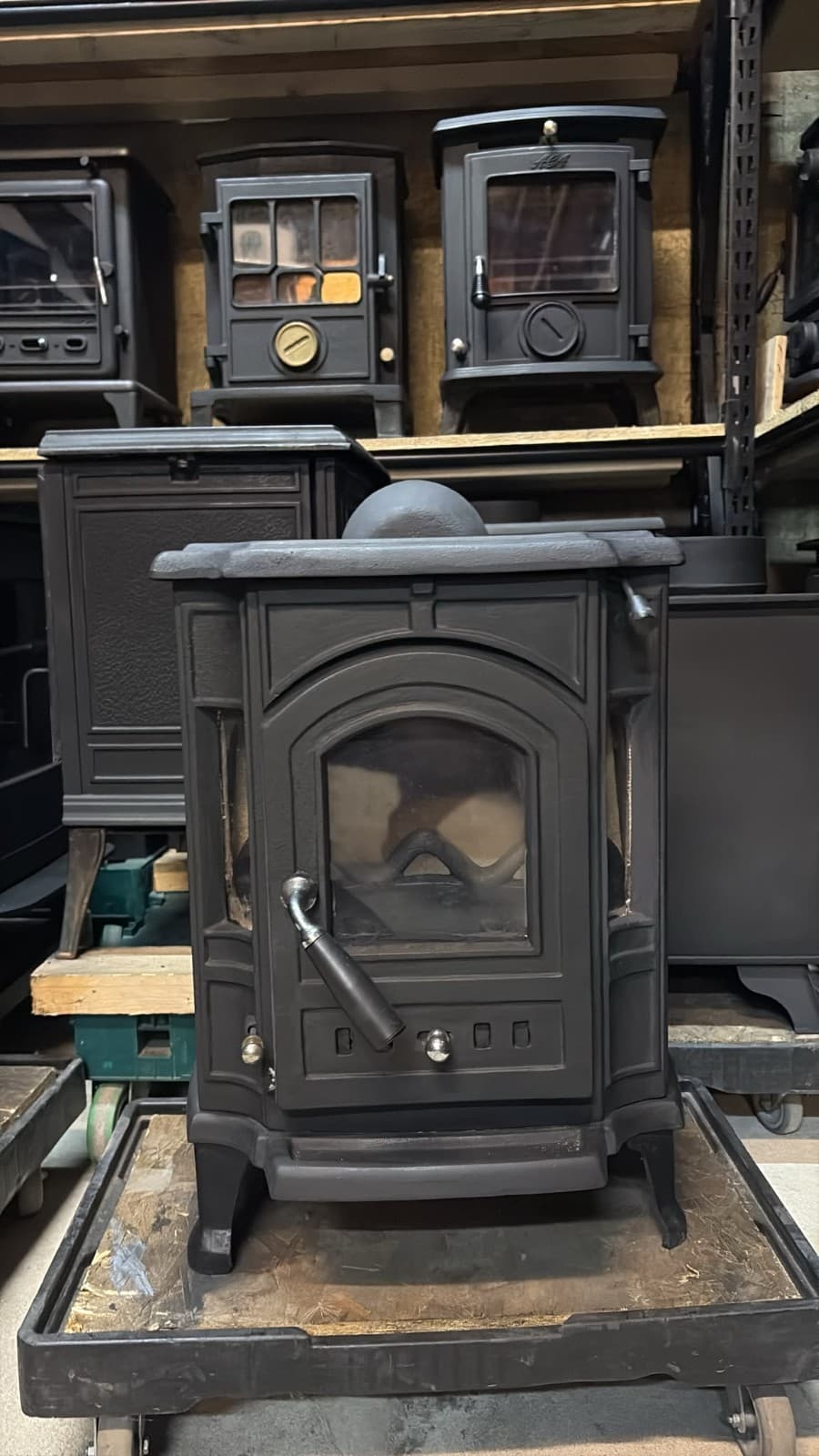 Broseley Cast Iron Stove, 4-5kW, MULTIFUEL, (log,wood+burner), DEFRA ๐๐