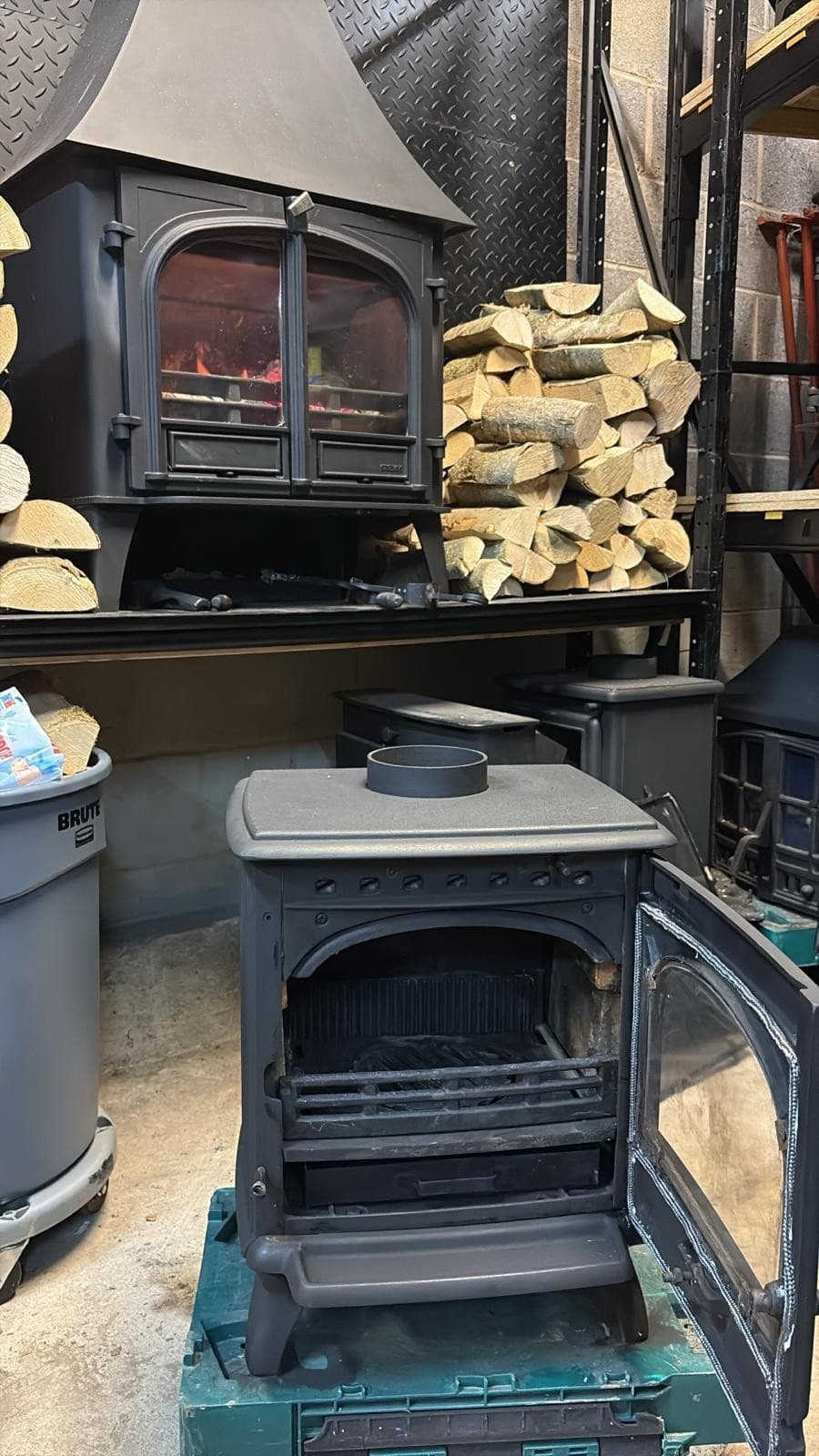DRU - DRUID 5kw Stove MULTIFUEL, (log,wood+burner), DEFRA, stove🚚 — view 2
