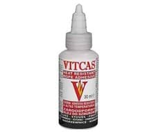 Vitcas Stove Rope Adhesive Glue Seal White Heat Resistant 30ml,