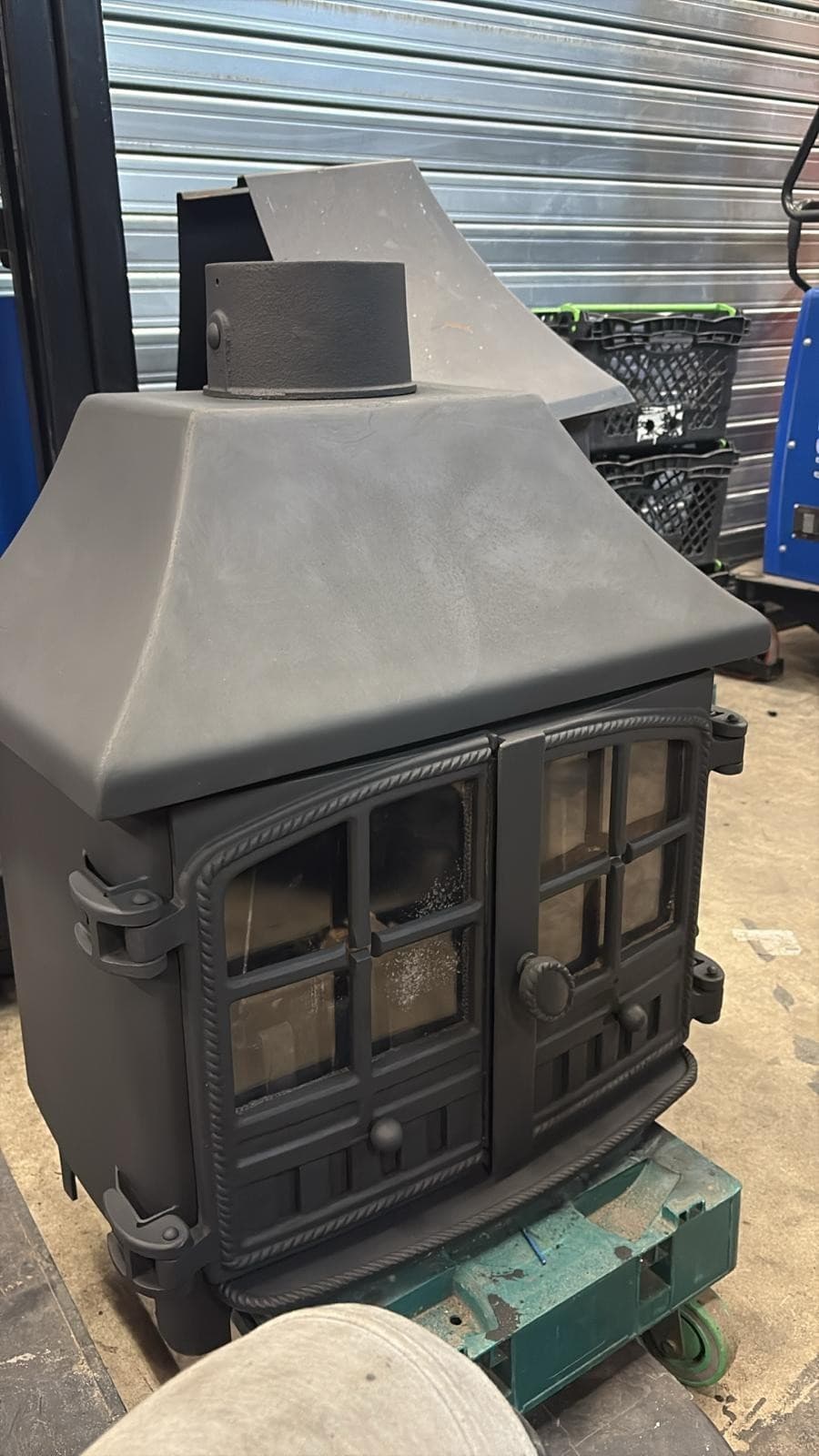 Hunter Herald 8 midi Stove 8kw, MULTIFUEL, (log,wood+burner), CANOPY STOVE🚚🚚🚚 — view 2