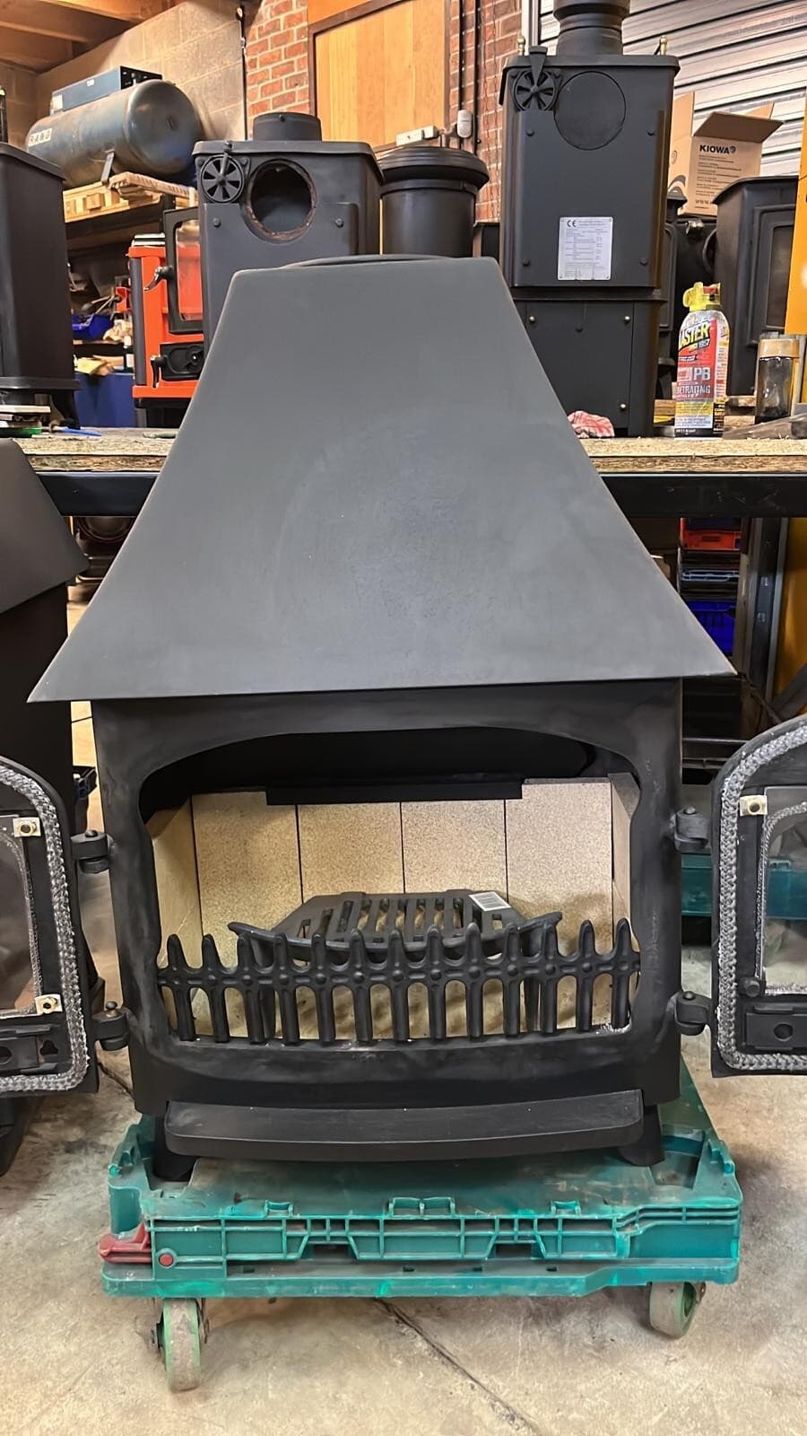 Villager Canopy Stove, 7kW MULTIFUEL, (log,wood+burner), 🚚🚚🚚 — view 2