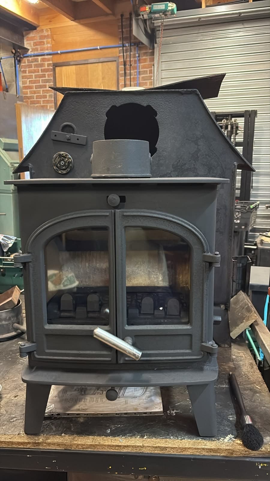Hunter Cleanburn Lovenholm Stove, MULTIFUEL, (log,wood+burner), DEFRA, eco stove — view 4