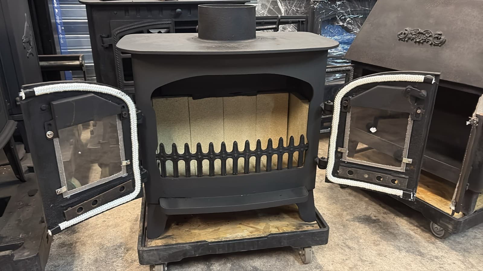 Villager Flatmate Stove, 7kW, WOOD BURNING STOVE (log,wood+burner), ๐๐๐ โ view 5
