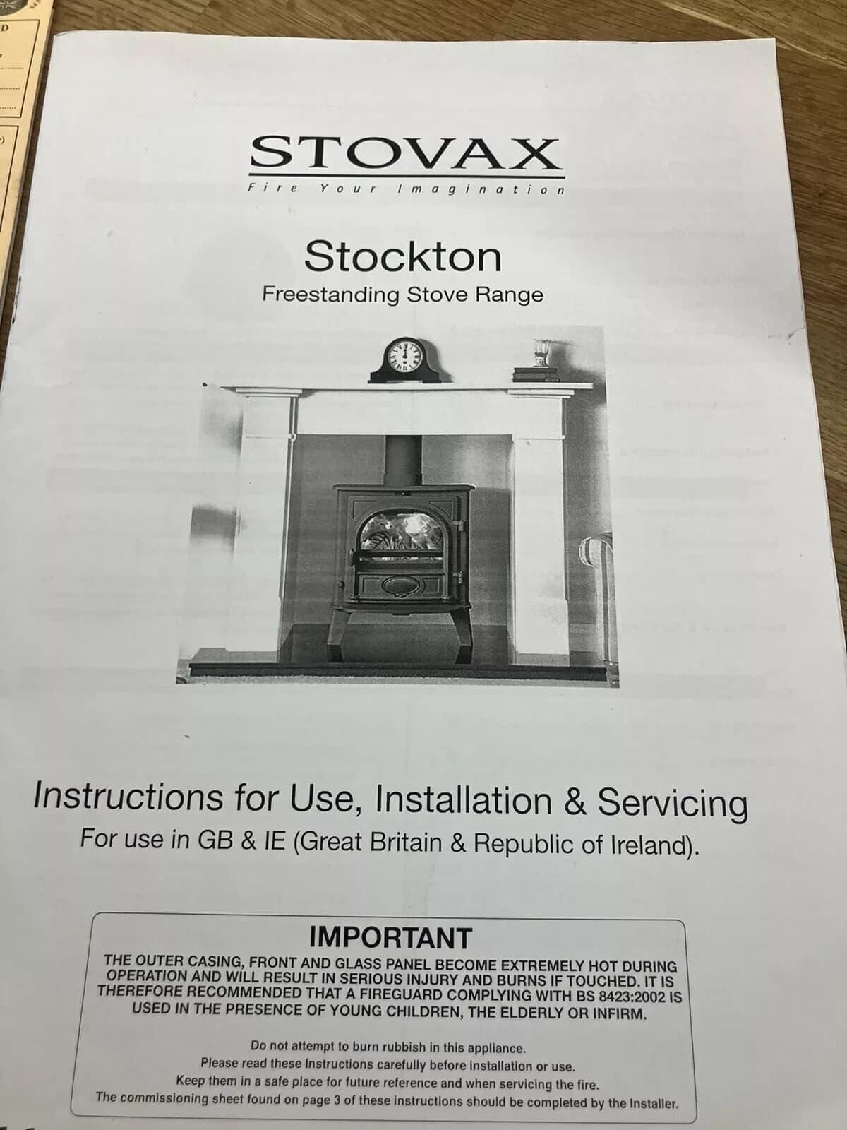 Stovax Stockton 5 Stove, wood burner, (log,wood+burner), DEFRA, eco stoveπππ β view 3