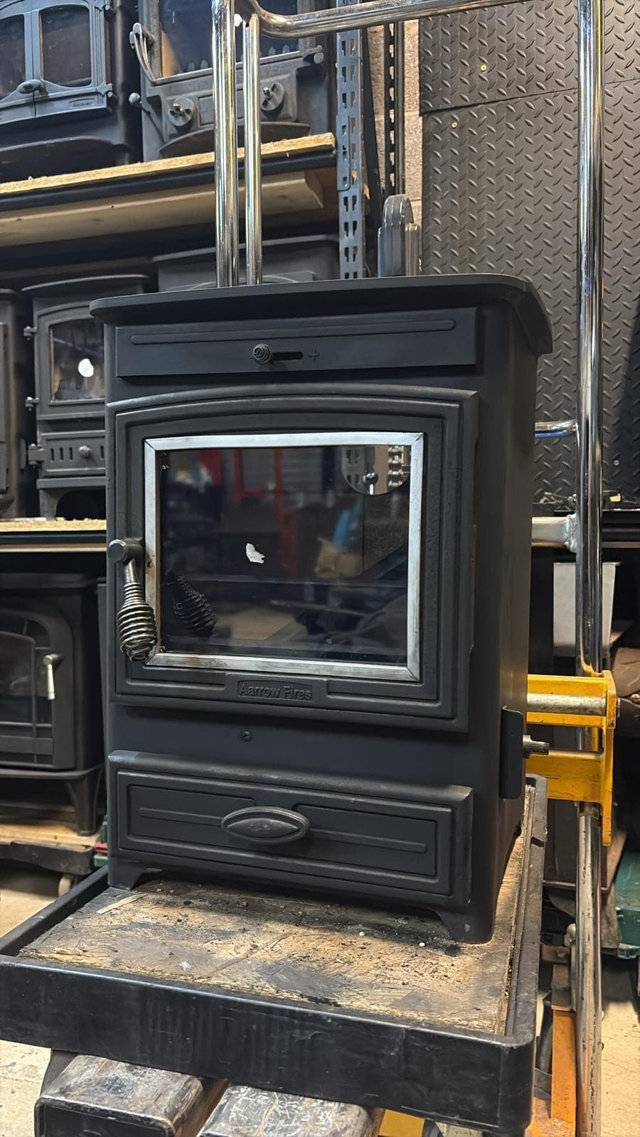 Aarrow Becton 5, multifuel Stove coal log burner delivery available! — view 4