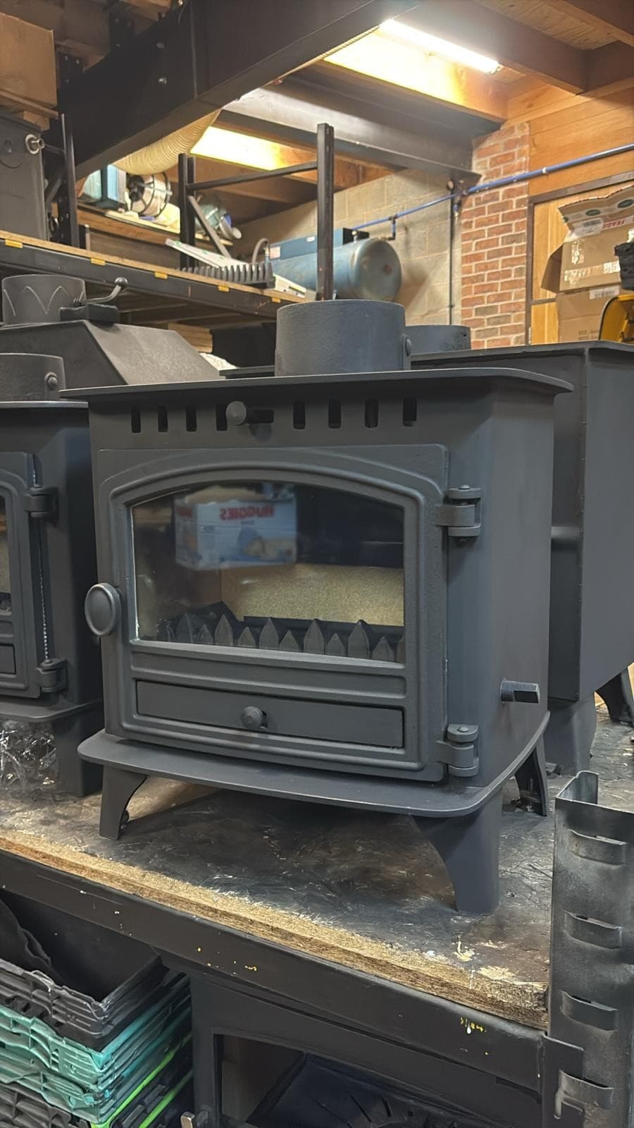 Hunter Herald 6 Stove 6kw, MULTIFUEL, (log,wood+burner), 🚚🚚🚚 — view 4