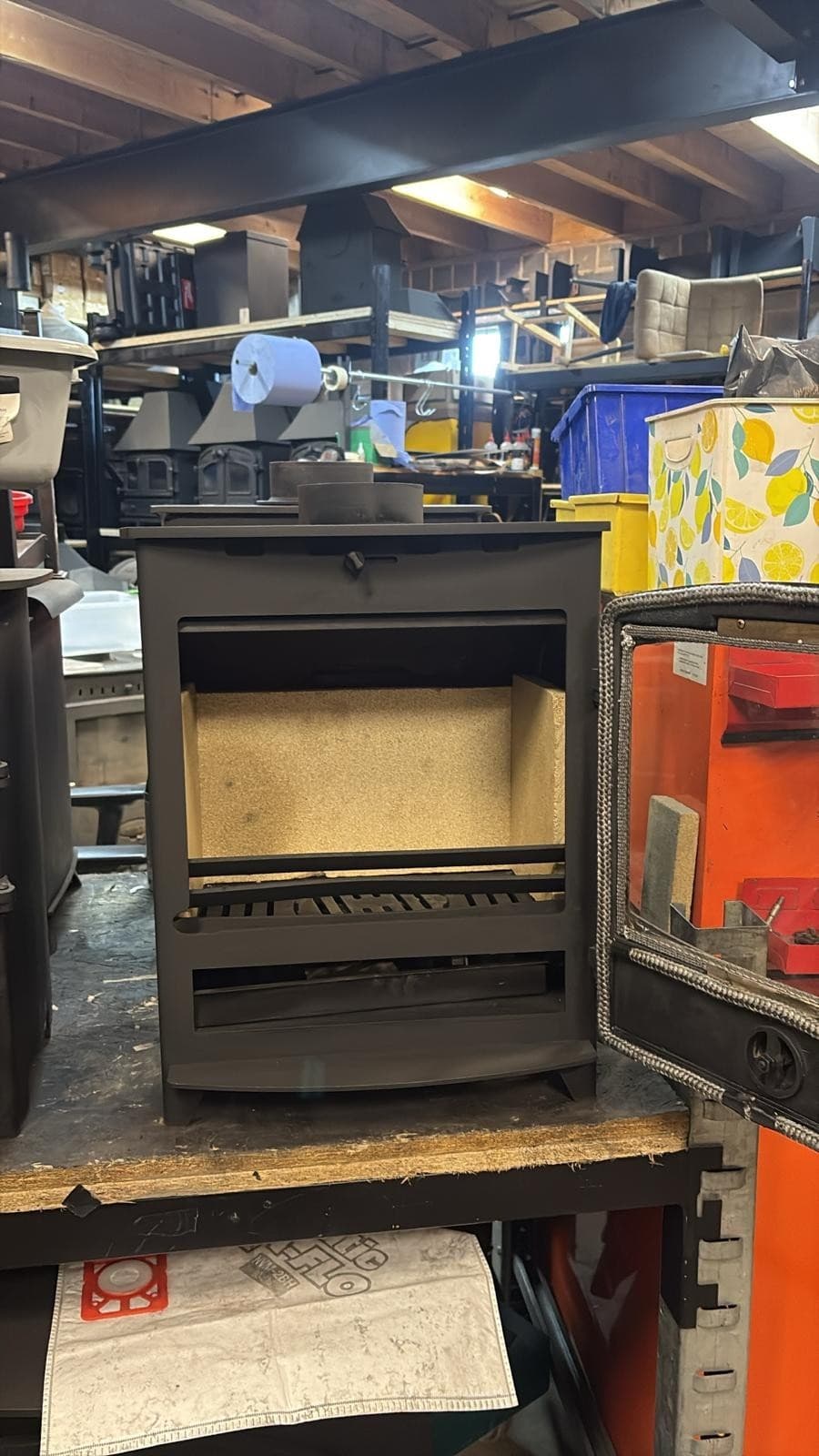 Fireline FX5W Wide Screen 5kW Multi-Fuel Stove (log,wood+burner), , ๐๐๐ โ view 2