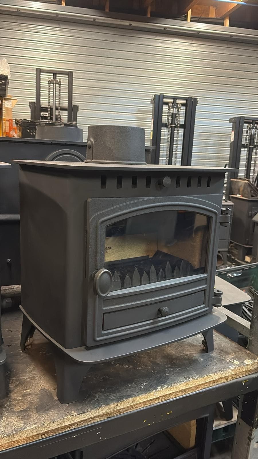 Hunter Herald 6 Stove 6kw, MULTIFUEL, (log,wood+burner), 🚚🚚🚚 — view 2