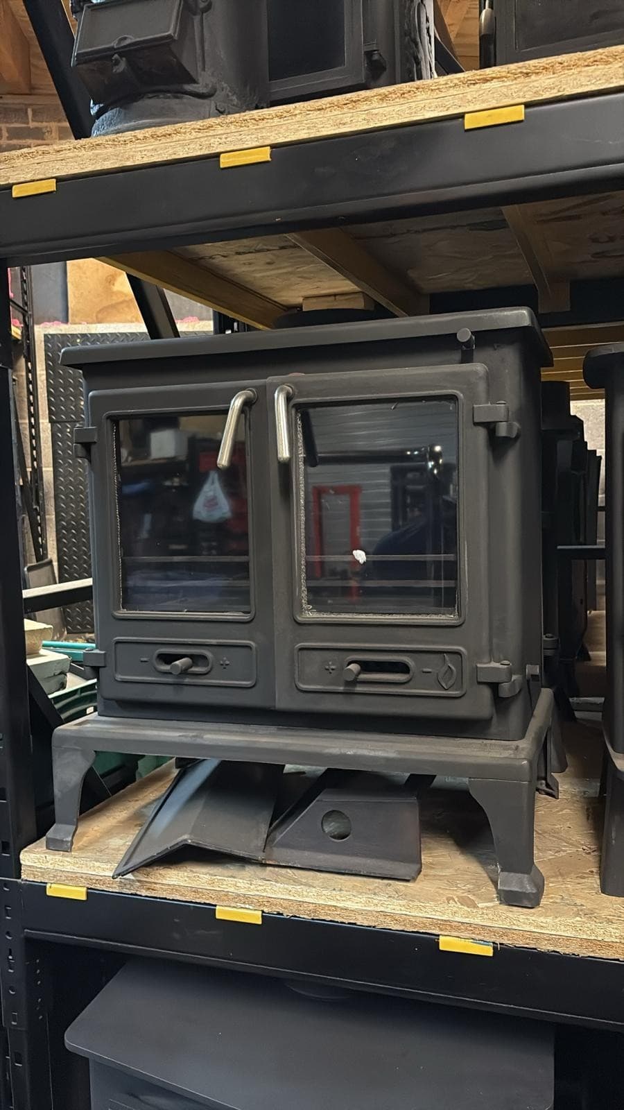 fIREFOX 12 Stove 8kw, MULTIFUEL, (log,wood+burner), DEFRA, ๐๐๐ โ view 2