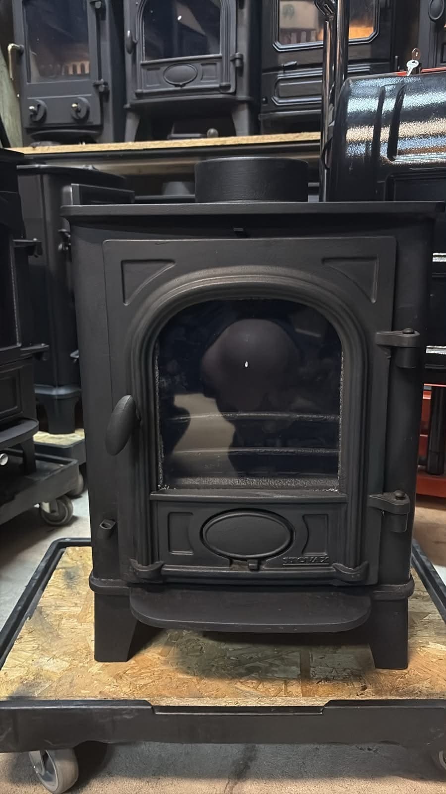 🔥 RESTORED “STOVAX STOCKTON 4 4KW Multifuel DEFRA stove Wood Log Burner 🔥 — view 5