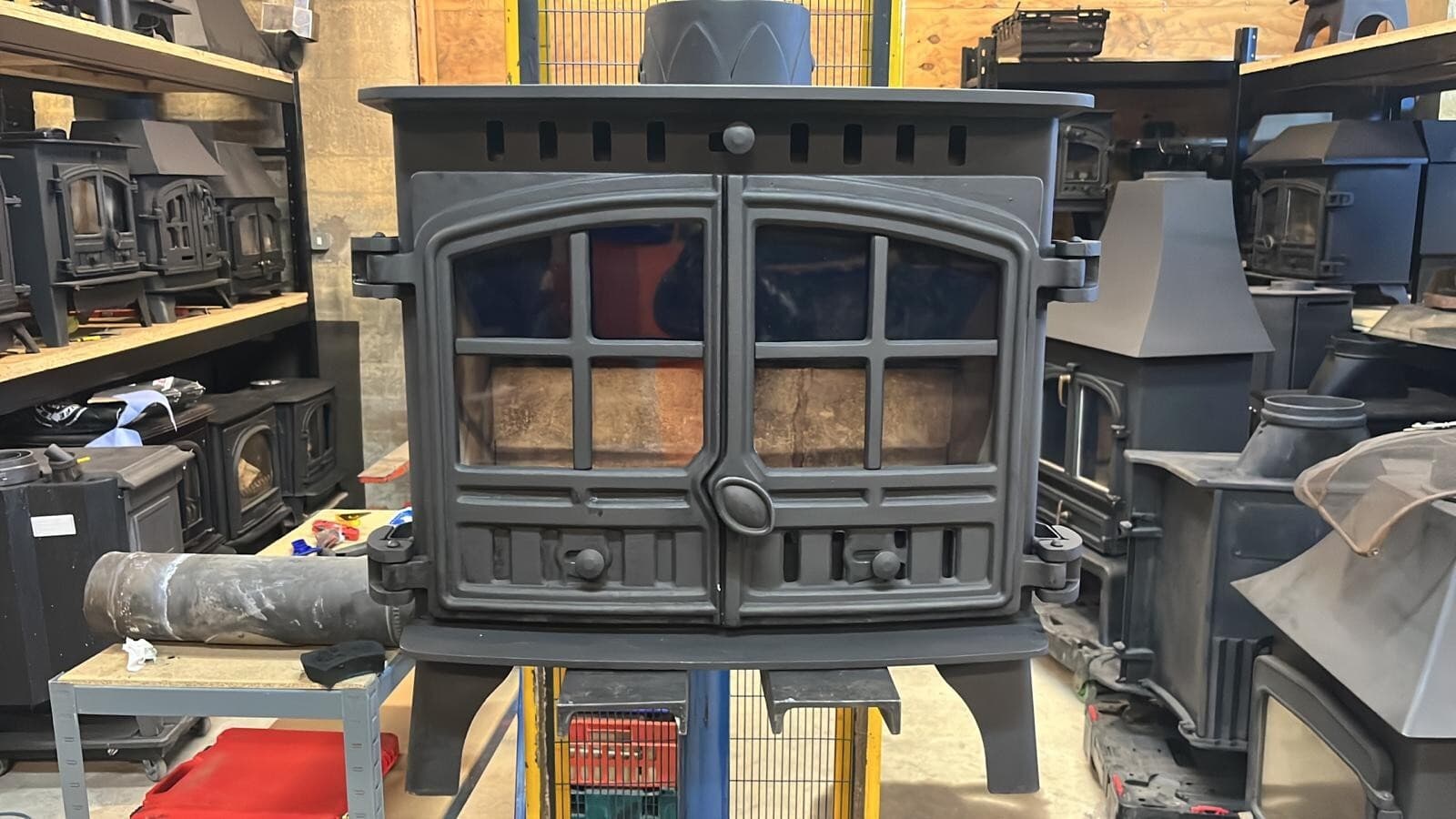 Hunter Herald 8 Wood Burning Stove 8kw, Woodburner (log,wood+burner), DEFRA, 🚚 — view 3