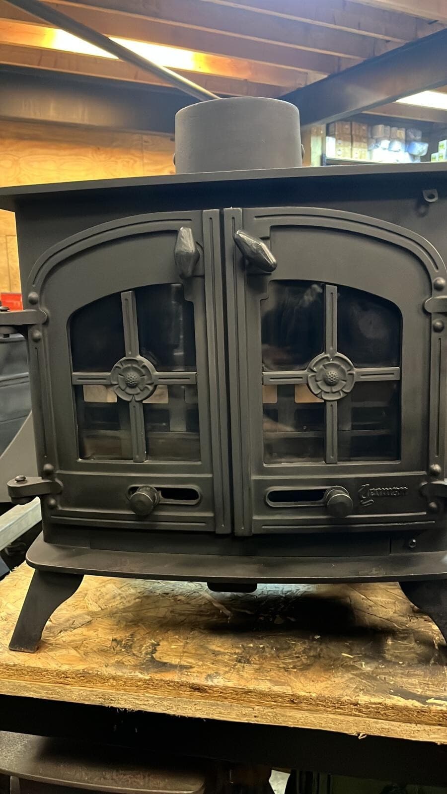 Yeoman Devon Stove 9Kw, FLAT TOP STOVE, Multifuel, (log,wood+burner), 🚚🚚 🚚 — view 2