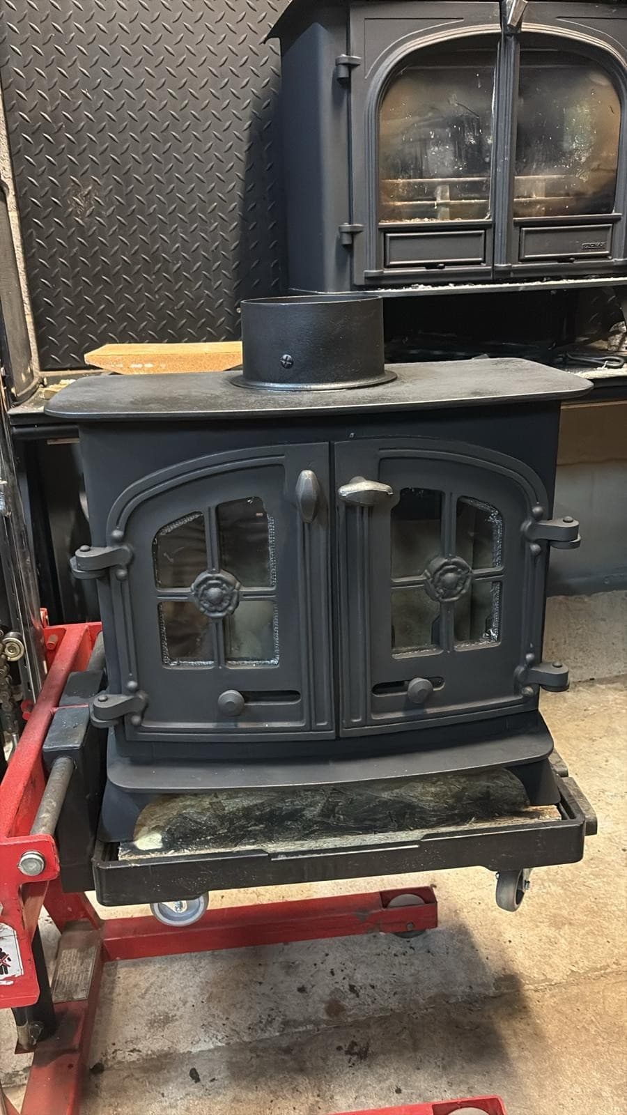 Yeoman EXE Stove 7 Kw, FLAT TOP STOVE, Multifuel, (log,wood+burner), ๐๐ ๐ โ view 4