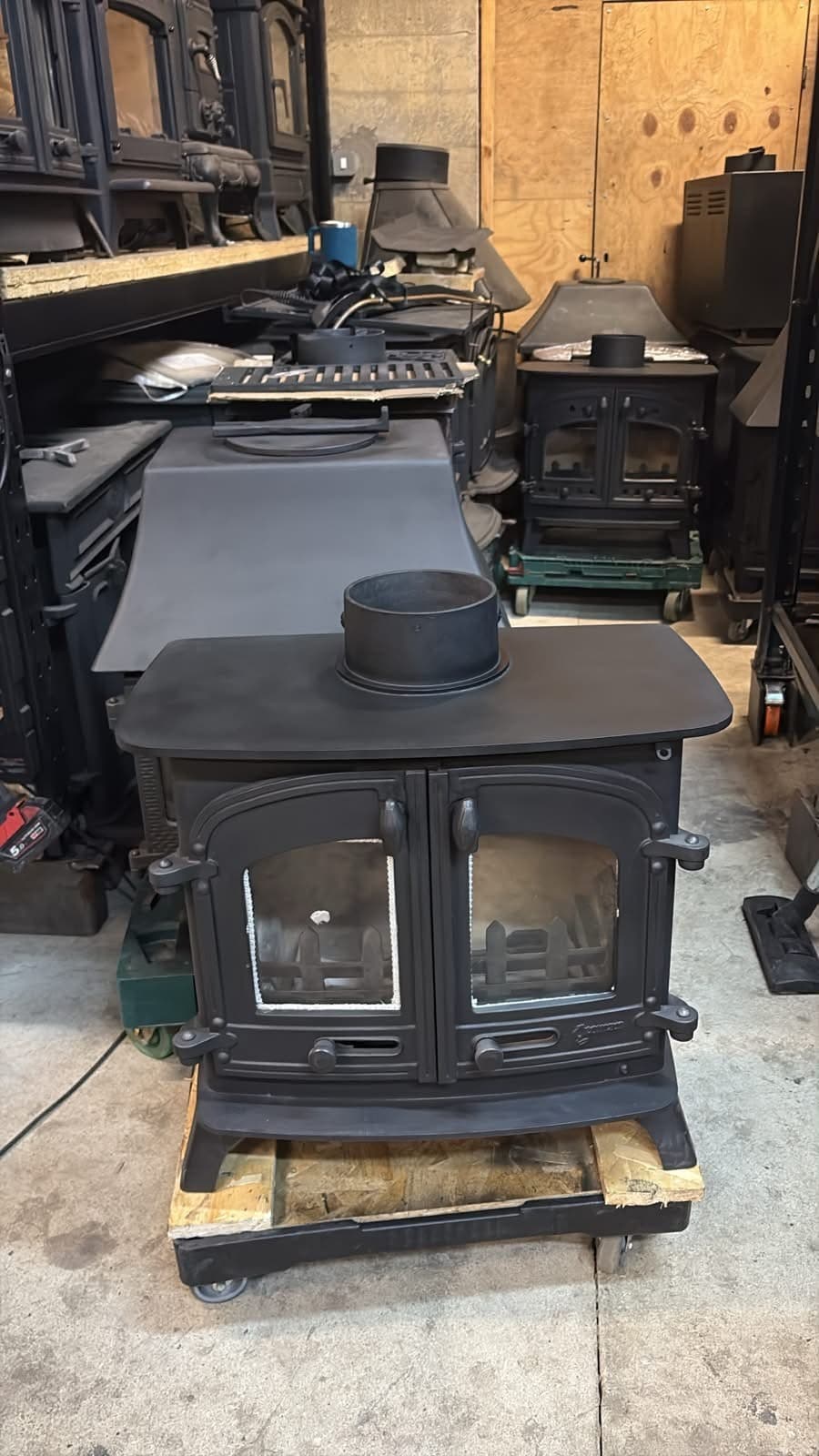 Yeoman EXE Stove 7 Kw, FLAT TOP STOVE, Multifuel, (log,wood+burner), 🚚🚚 🚚 — view 2